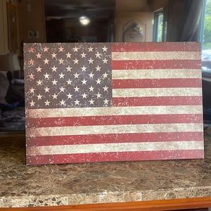 American flag wall decor